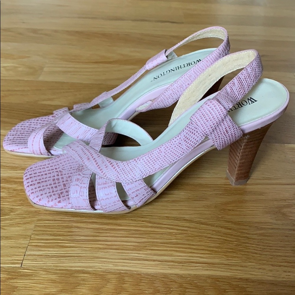 BRAND NEW PINK SNAKESKIN BY WORTHINGTON
